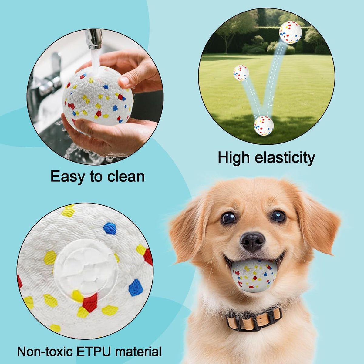 Automatic Dog Ball Launcher, Auto/Manual Paw-Activated Dog Ball Thrower